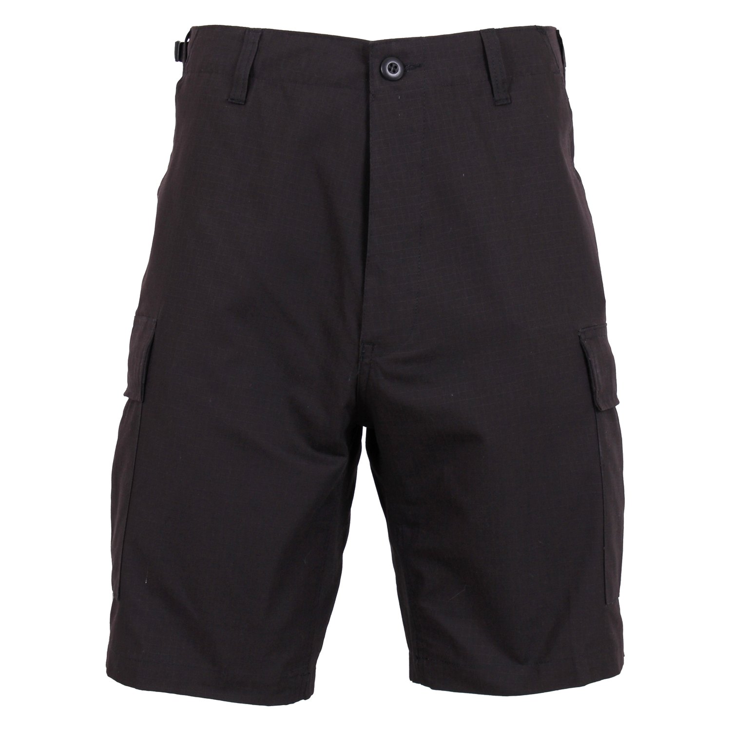 Rothco® 7047-Black-M - BDU Men's Medium Black Ripstop Shorts ...