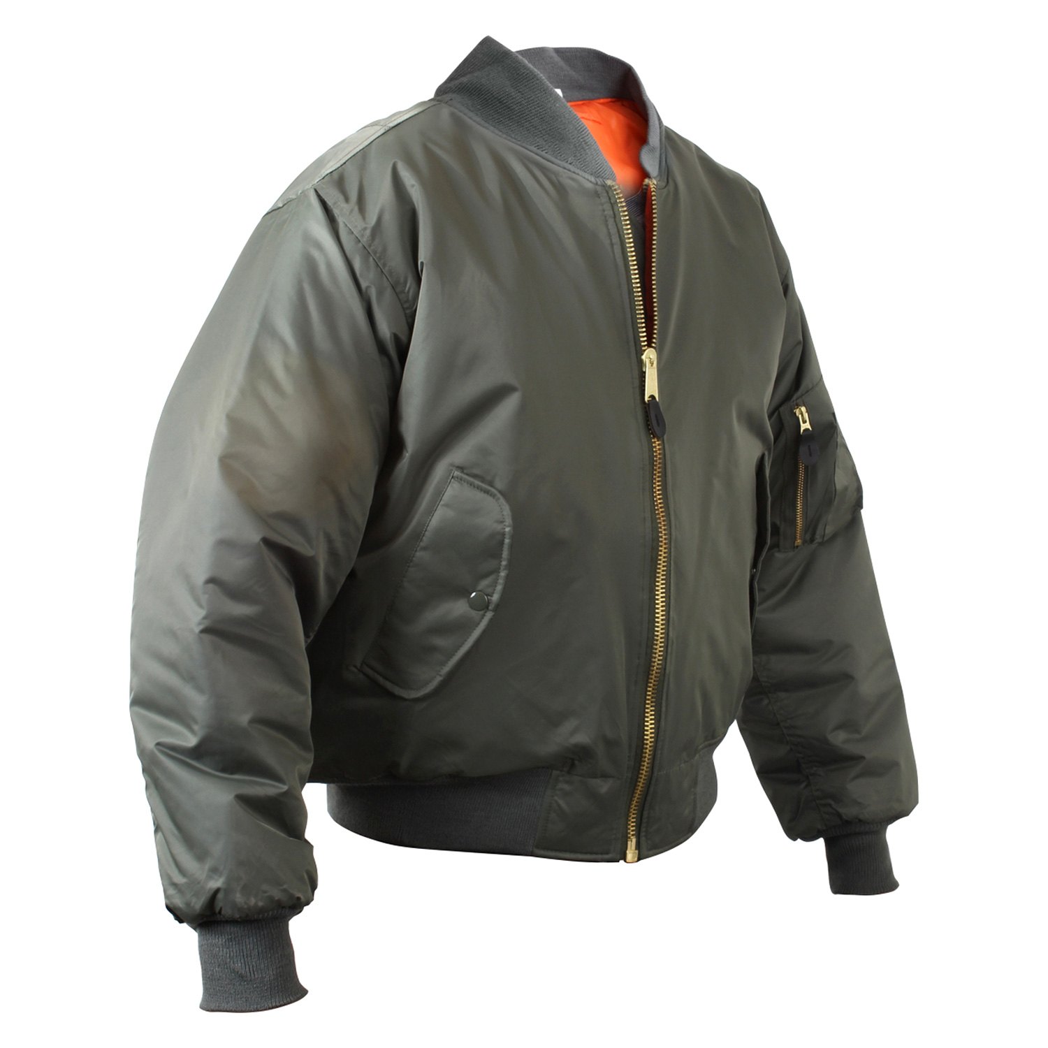Rothco 7323 Sage Green L Ma 1 Flight Jacket Recreationid Com