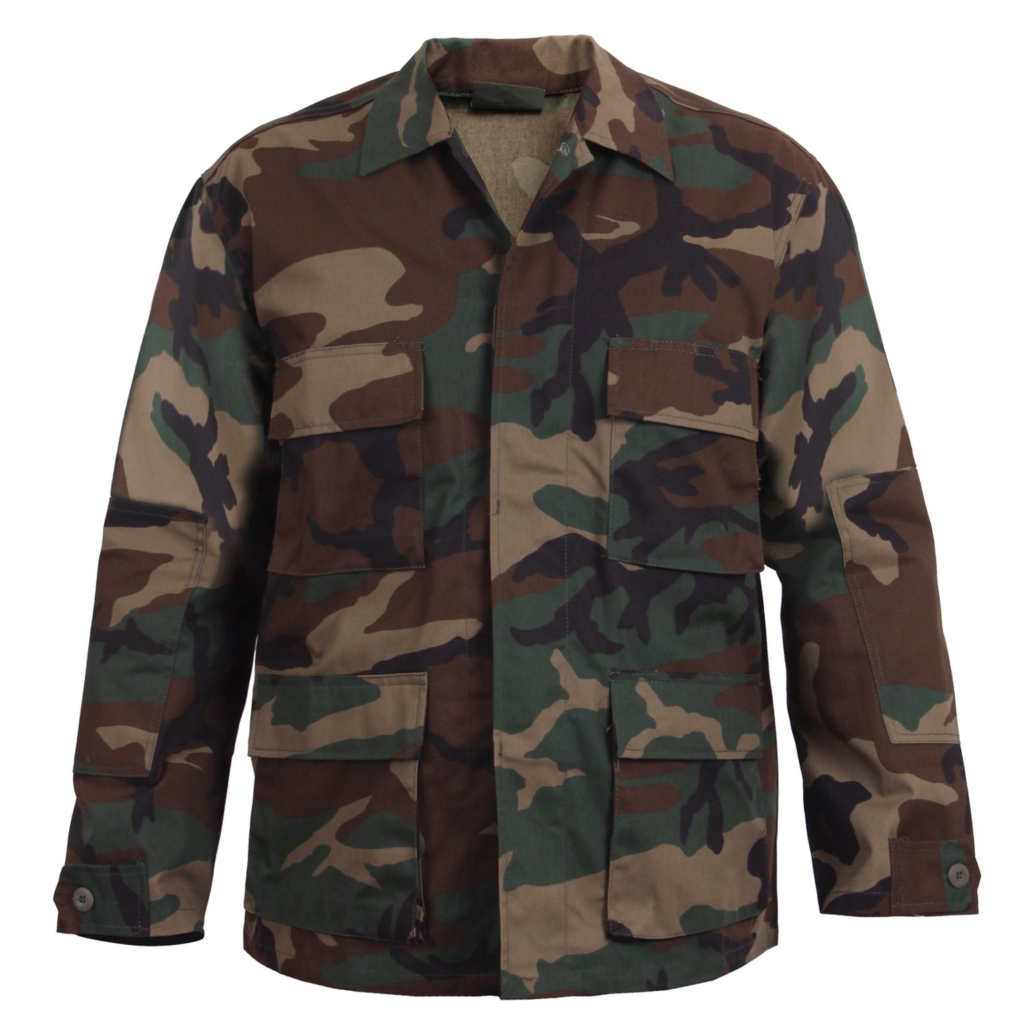 Rothco® 7940WoodlandCamoS BDU Men's Small Woodland Camo Long