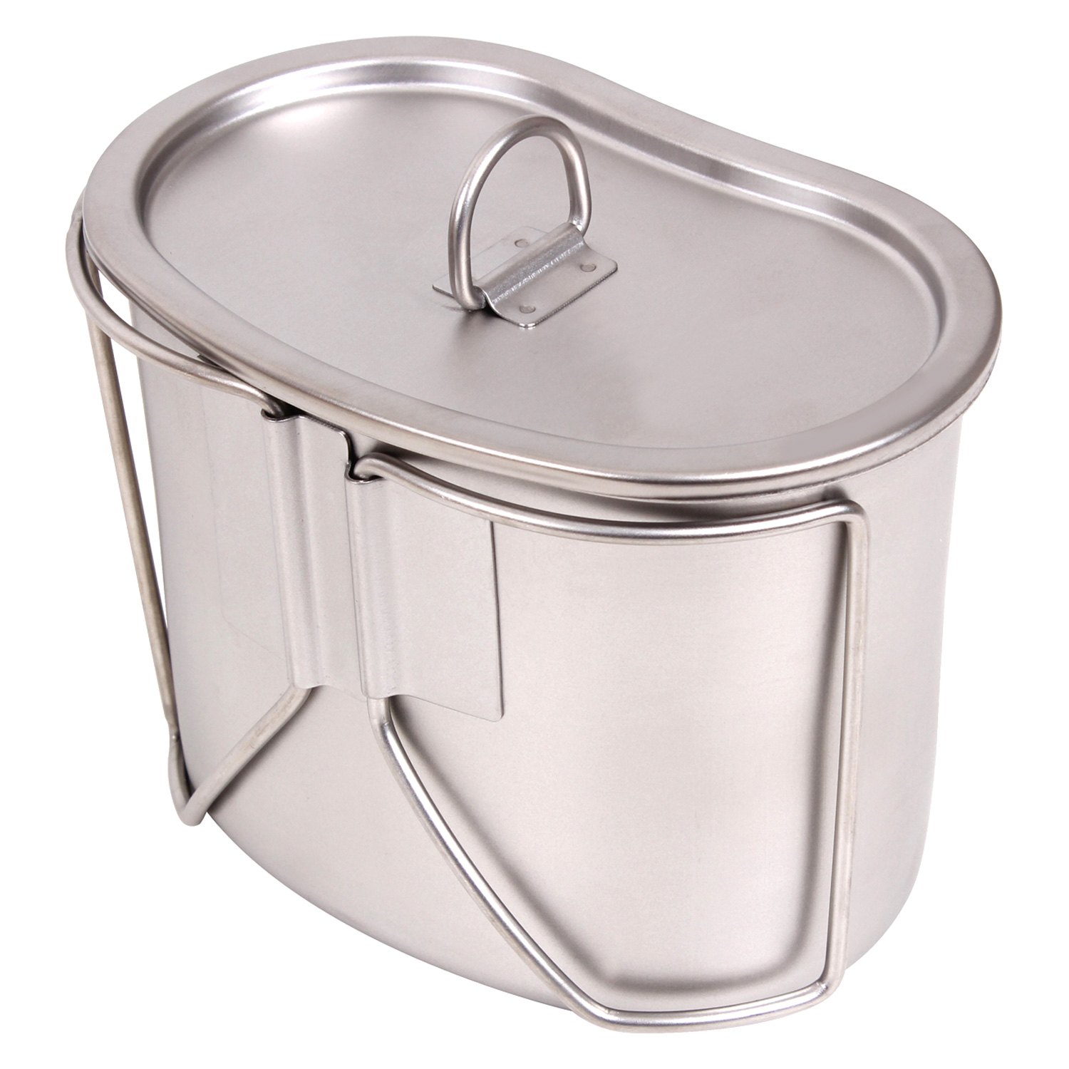 Stainless Steel Canteen Tasse Avec Couvercle Couverture Camping Randonnée Tasse Rothco 8512 