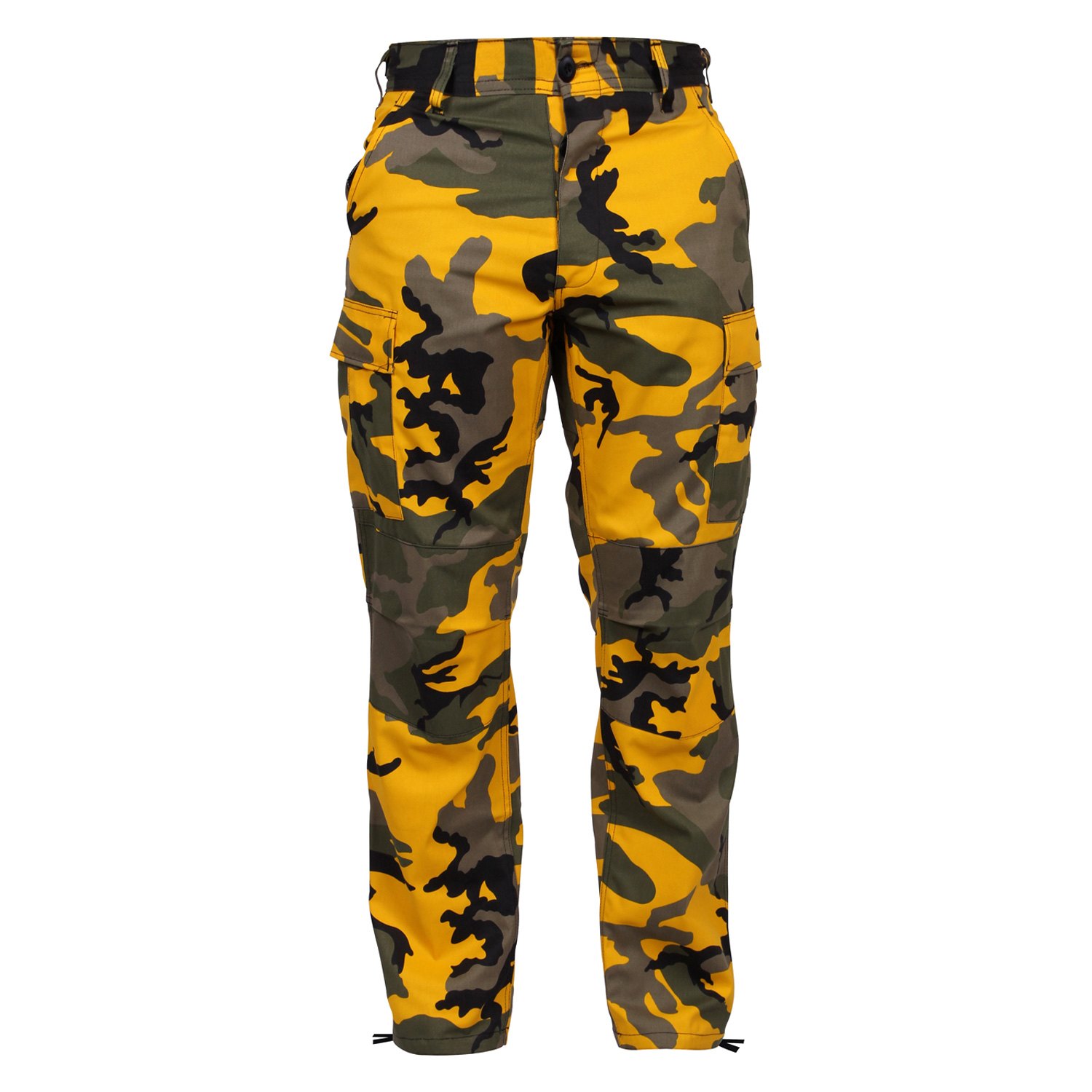 yellow camo joggers womens