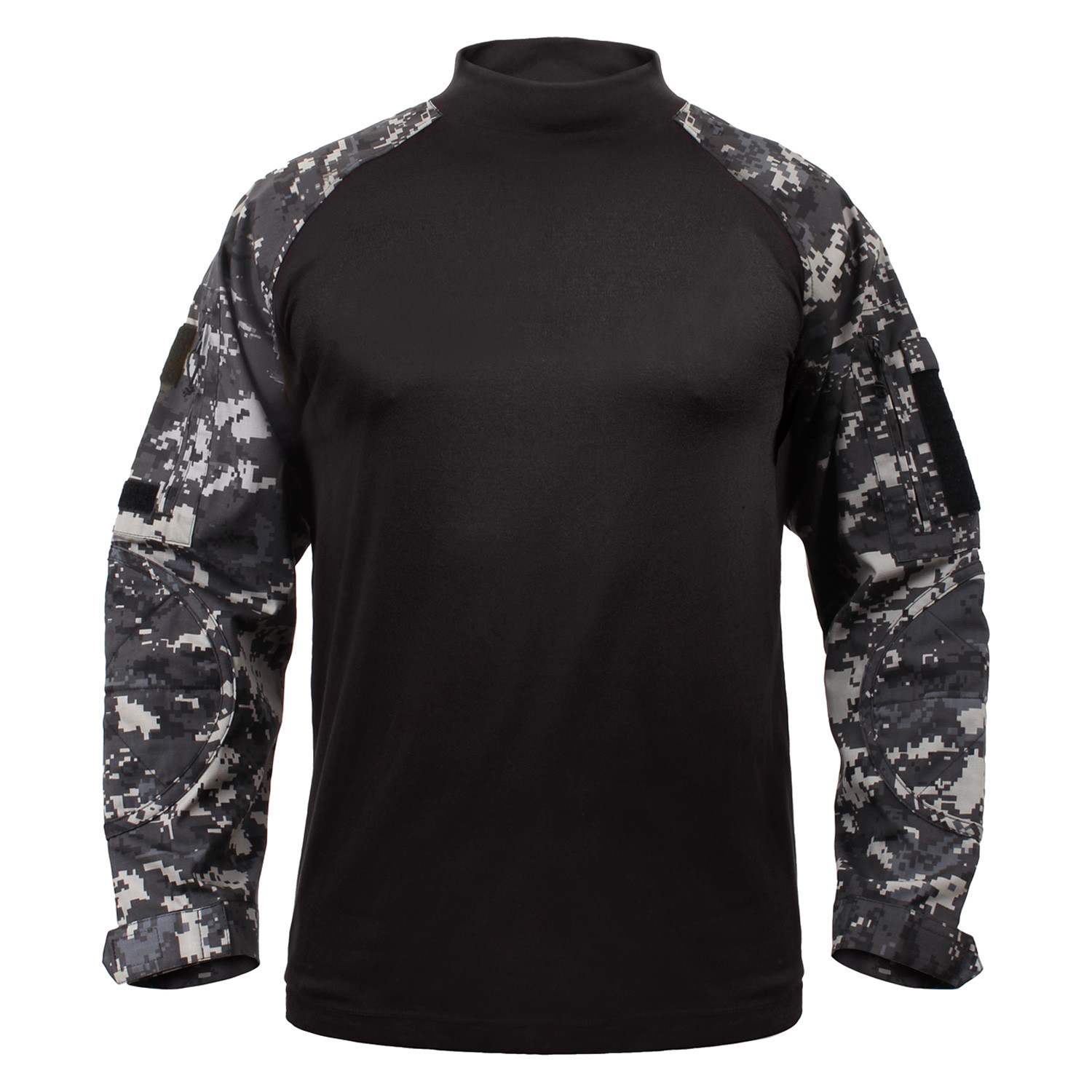 black multi camo shirt