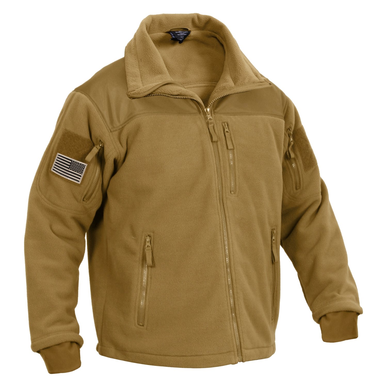 Rothco® 96680CoyoteBrownM Special Ops Tactical Men's Medium Coyote Brown Fleece Jacket