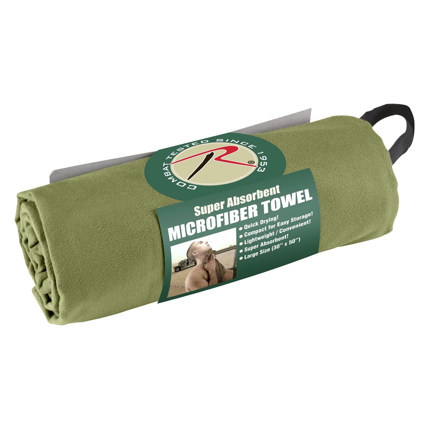 Microfiber body towel Super Absorbant Compact Size 30" X 50"  Rothco 99 