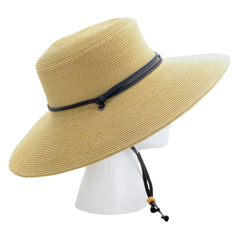 sloggers women's wide brim braided sun hat