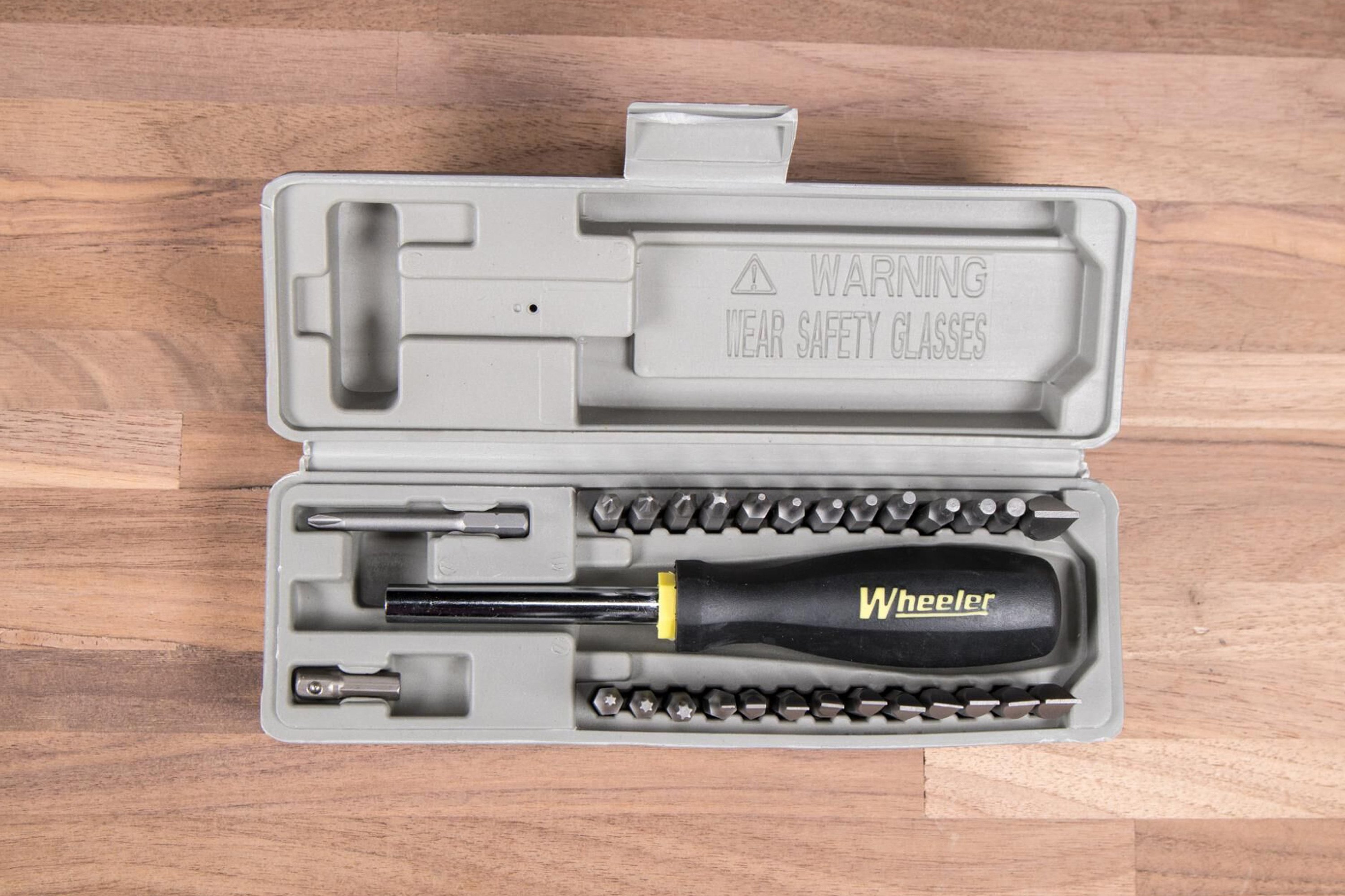 Wheeler 664507 Space Saver Gunsmith Screwdriver Set Tool 26 Bit 